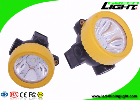 IP 67 Water Proof Coal Mining Lights , 2.2Ah battery capacity Cordless LED Miners Helmet Light