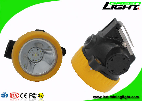 IP 67 Water Proof Coal Mining Lights , 2.2Ah battery capacity Cordless LED Miners Helmet Light