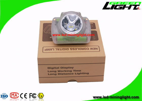 High Lumen Cordless Mining Cap Lamps Anti Explosion With Magnetic USB Charger