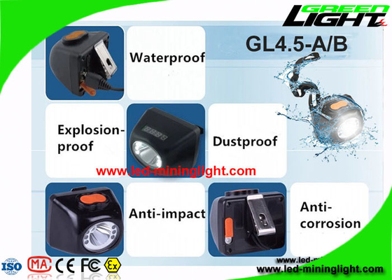 Wireless Digital Portable Mining Cap Lights With LCD Screen 4.8Ah 8000 Lux