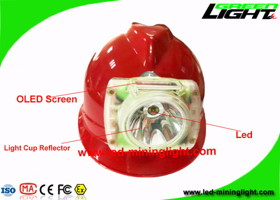 Wireless Underground LED Miners Cap Lamp 13000 Lux Light Weight 200g