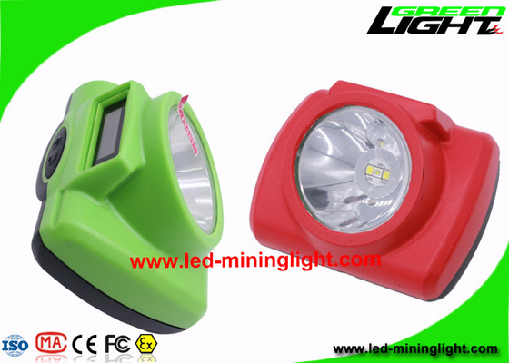 Brightest Cordless Mining Cap Lights Electrical Protection Hard PC Material