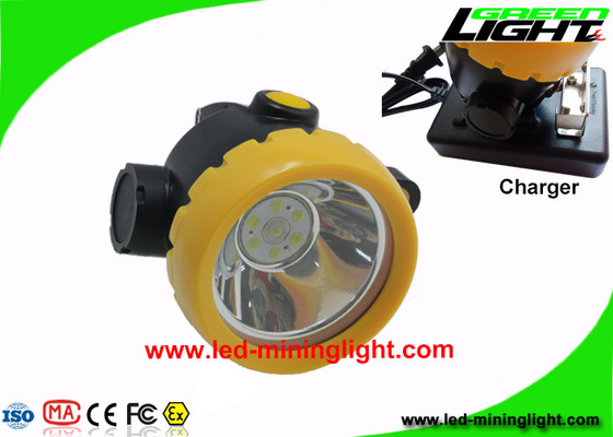 Black Cordless Coal Mining Lights 4000 Lux All In One With Lithium Ion Battery