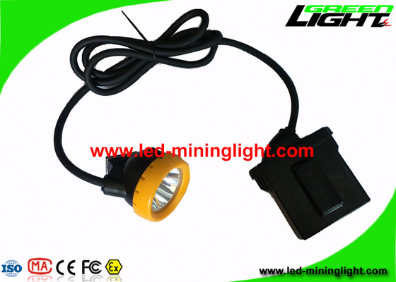 6.6Ah Black Mining Cap Lights , 420g Miners Helmet Light  With 16 Hours Working Time