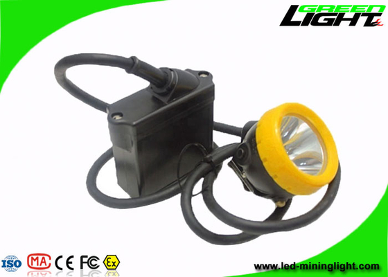 6.6Ah Black Mining Cap Lights , 420g Miners Helmet Light  With 16 Hours Working Time