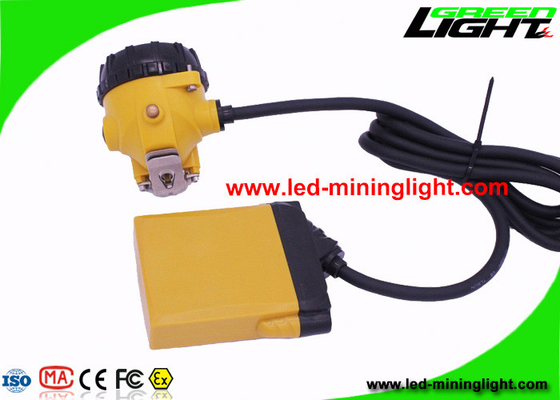 Waterproof LED Miners Lamp 25000lux Brightness With 10.4 Ah Big Battery Capacity
