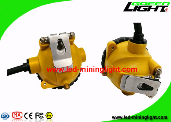 25000 Lux Waterproof IP68 Mining Cap Lights , Full Sealing Construction Miners Helmet Light