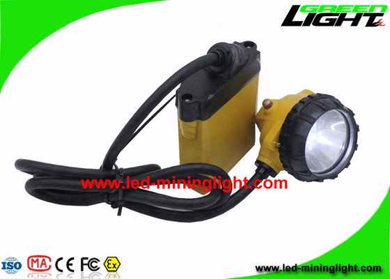 Durable 10.4Ah Rechargeable Mining Cap Lights Black Ultra Bright 348 Lum