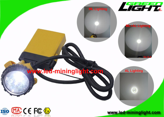Waterproof Miners Cap Lamp High Power 490g For Industrial / Emergency