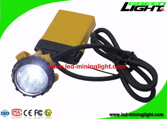 10.4Ah Portable Mining Cap Lights , Rechargeable High Beam Miners Helmet Light