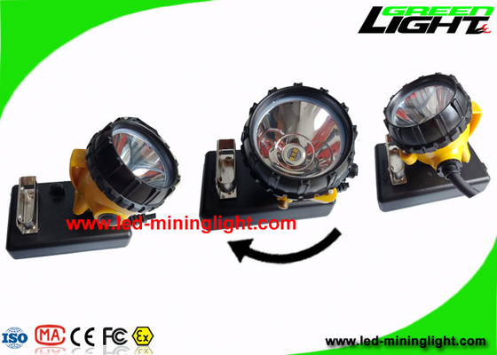 10.4Ah Portable Mining Cap Lights , Rechargeable High Beam Miners Helmet Light