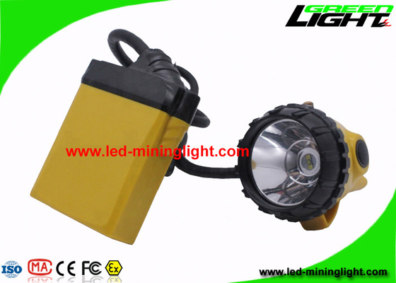 10.4Ah Portable Mining Cap Lights , Rechargeable High Beam Miners Helmet Light
