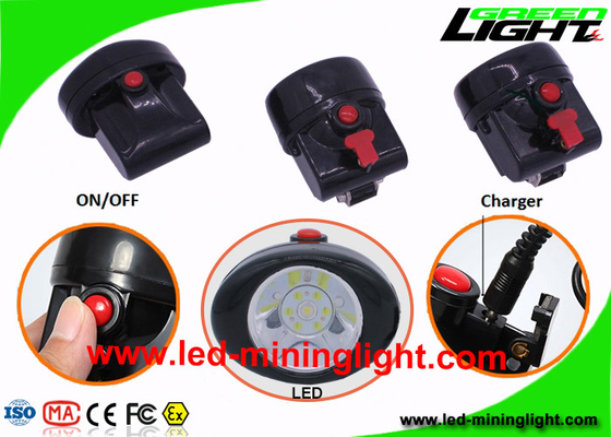 3.7V Li - Ion Battery Mining Cap Lights Rechargeable 13 - 15 Hours Lighting Time