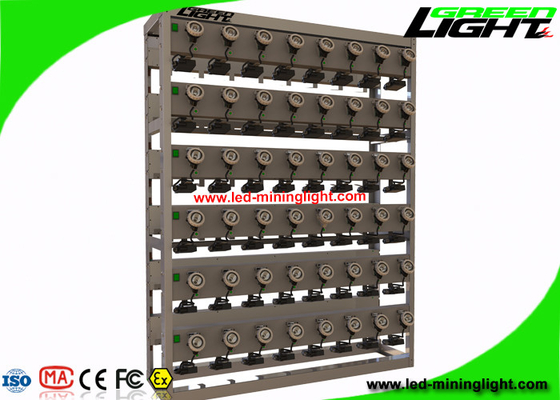 Grey Color Coal Mining Light Charging Rack With Detachable Structure