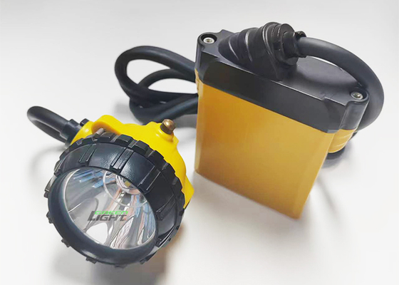 High Beam 10400mah 348lum Rechargeable Led Mining Cap Lamp Coal Miner Lamp 25000lux