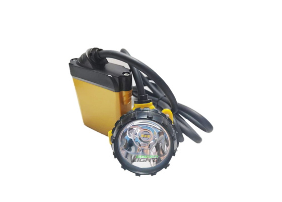 25000 Lux Underground Coal Mining Light Rechargeable Led Miner Cap Lamp 10.4Ah With Charger