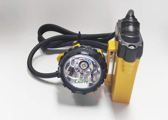 348lum 3W Coal Mine Lamp Rechargeable Led Miner Safety Head Lamps 10.4Ah Big Battery Capacity