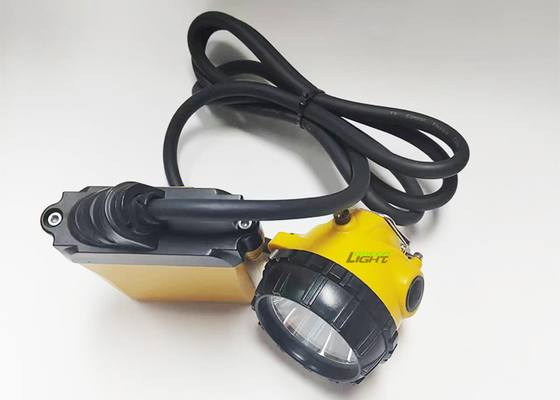 348lum 3W Coal Mine Lamp Rechargeable Led Miner Safety Head Lamps 10.4Ah Big Battery Capacity