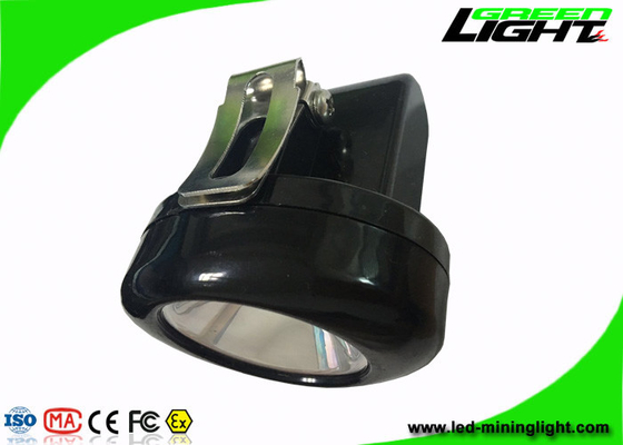 Portable 4000lux IP67 water-proof Miners Cap Lamps Cordless With 2.8Ah 3.7v plug-in charging way