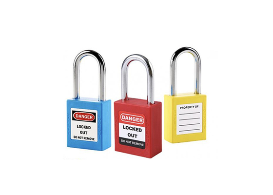 38mm Steel Shackle ABS lock body OEM Safety Lockout Padlocks