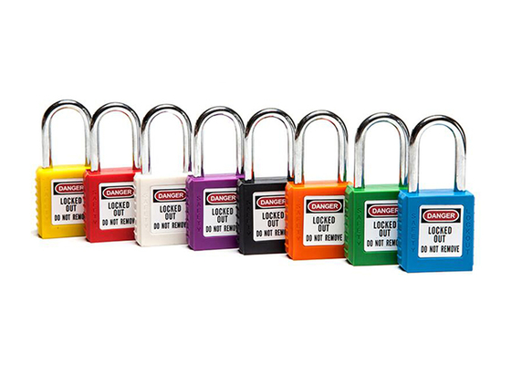 38mm Steel Shackle ABS lock body OEM Safety Lockout Padlocks