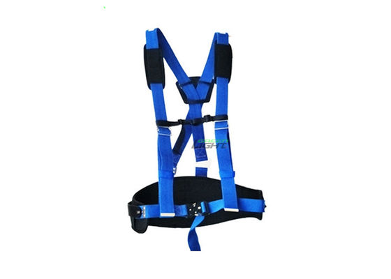 Polyester Material Adjustable Miners Safety Waist Belt With Shoulder Straps Waist Support Mining Belt