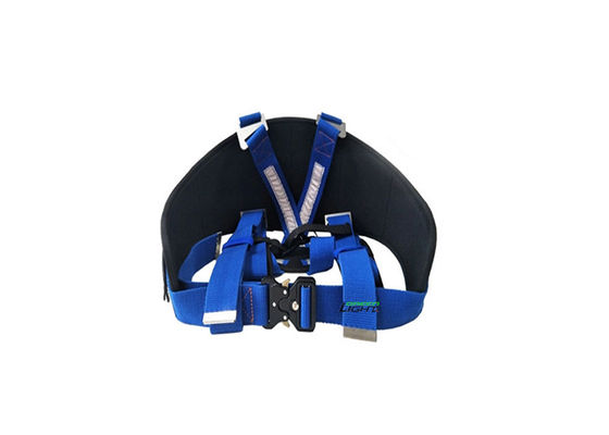 Polyester Material Adjustable Miners Safety Waist Belt With Shoulder Straps Waist Support Mining Belt