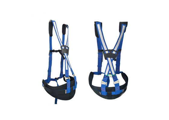 Polyester Material Adjustable Miners Safety Waist Belt With Shoulder Straps Waist Support Mining Belt