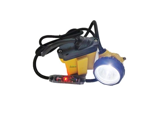 10.4Ah rechargeable li-ion battery miners helmet lamp IP68 waterproof 3W mining cap lamp with SOS light