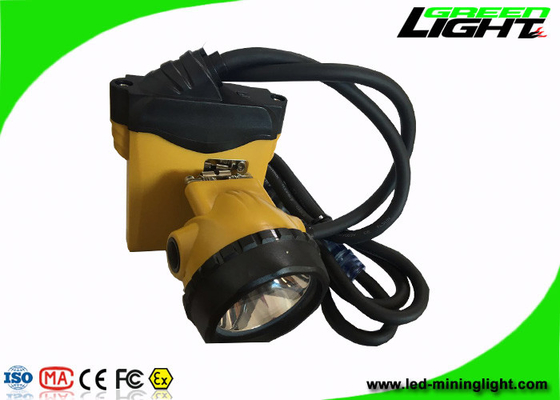 25000 Lux High Power Rechargeable Miners Headlamp With Transparent Line with four lighting modes
