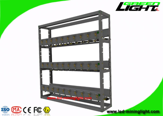 Coal Mining Light Charging Rack High Safety With 8 Units Per Modular Both Side