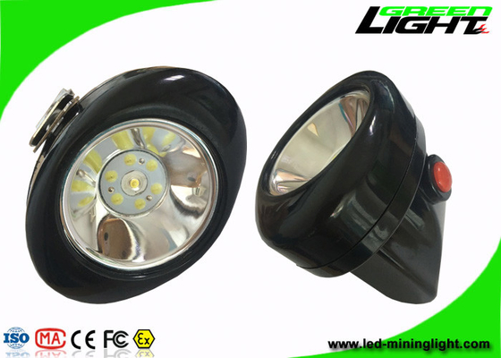 10000lux High Lightness LED Mining Cap Lamp 6 - 8 Hours Working Time With Colorful PC Shell