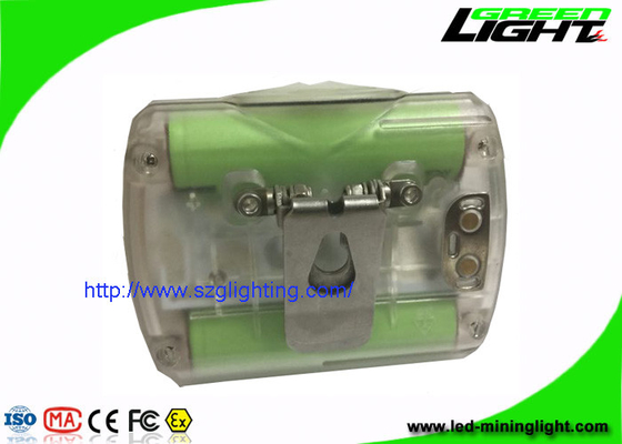 Anti Water Cordless Cap Lamp 13000 Lux Brightness 6.4Ah Battery With Green Color