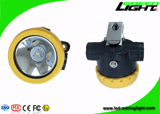 Automatic Power - Off Cordless Mining Lights , LED Mining Cap Lamp With One Year Warranty