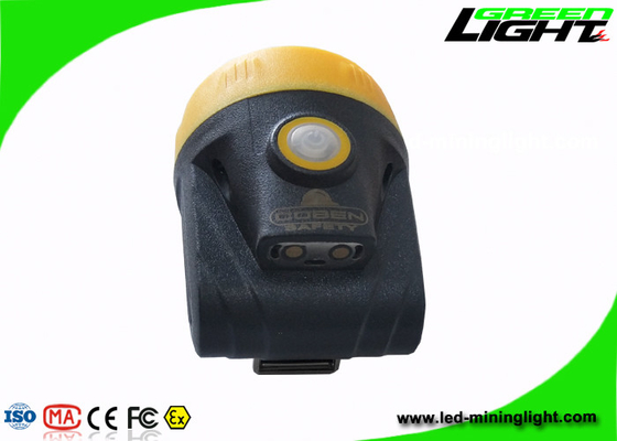 Anti Flame Miners Cap Lamps Cordless 3.8Ah Battery 13 - 15hours Working Time CE support USB charging