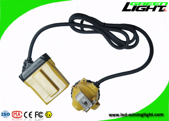 Battery 10.4Ah Miners Cap Lamp 25000lux Brightness 13 - 15 Hours Working Time