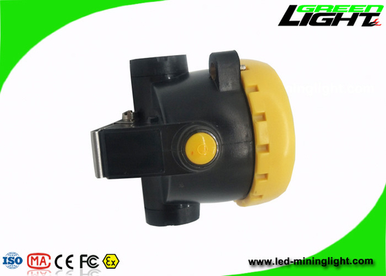 Button Switch Cordless Mining Lights , Plug - In Charging LED Mining Cap Lamp
