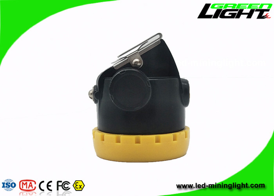 Mining Cordless Cap Lamp Rechargeable Battery Powered With Main And Sub Light