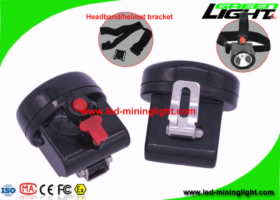 180mA 85 Lum Cordless Coal Miners Lamp , Safety Miners Head Torch Rechargeable