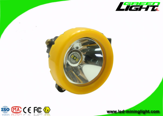 PC Material Led Cordless Mining Cap Lights Yellow Cover With 18650 Li - Ion Battery