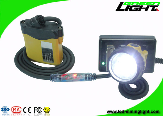 Anti Explosive Miners Helmet Light 25000 Lux Illuminance With 10.4Ah Battery