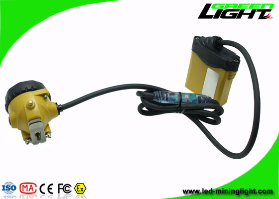 Anti Explosive Miners Helmet Light 25000 Lux Illuminance With 10.4Ah Battery