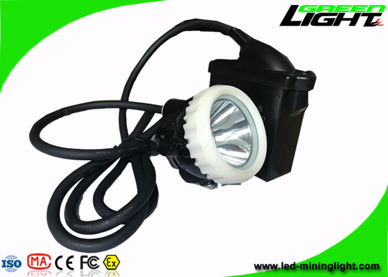 Rechargeable Underground LED Mining Light 6.6Ah 4000 Lux 1000 Battery Cycles
