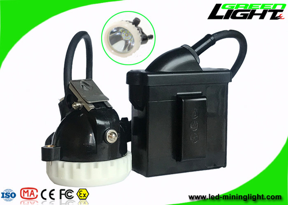 Rechargeable Underground LED Mining Light 6.6Ah 4000 Lux 1000 Battery Cycles
