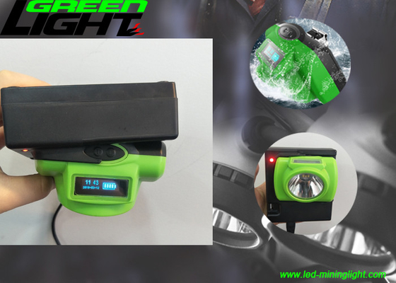 GLC-6 Led Mining Cap Lamp Information Strong Brightness IP68 With OLED Screen