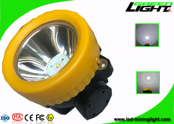 Underground Cordless Mining Lights 191g Lightweight 1000 Battery Cycles Miners Cap Lamp