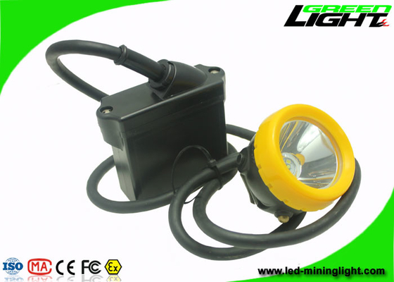 Waterproof Underground Cordless Cap Lamp Mining 216 LUM 1.67W With Black Body