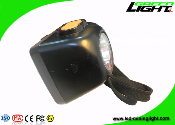 5.7Ah 8000lux Led Mining Cap Lamp Waterproof Underground With High Beam LCD Screen