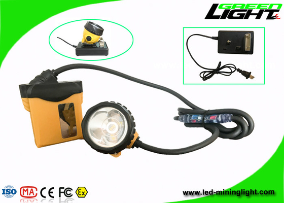 Hight Lightness Led Miners Light , 25000lux Rechargeable Miners Headlamp IP68