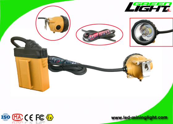 Hight Lightness Led Miners Light , 25000lux Rechargeable Miners Headlamp IP68